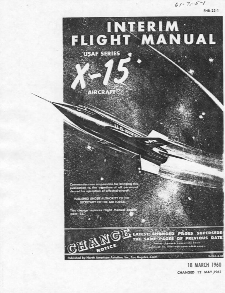 North American X Flight Manuals