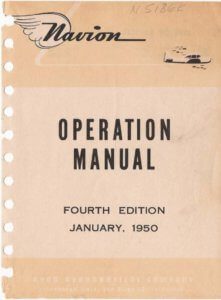 Flight Manual for the North American Ryan L-17 Navion