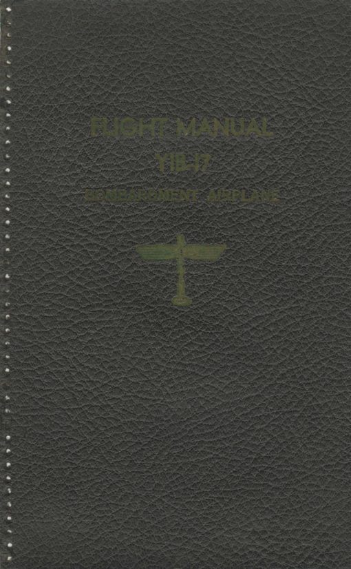 Flight and Maintenance manual for the Boeing B-17 Flying Fortress