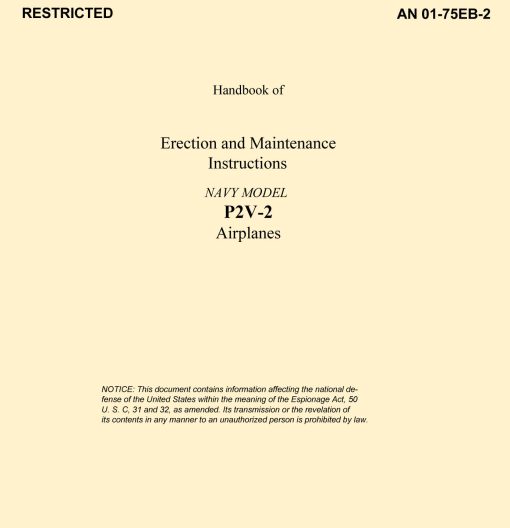 Flight Manual for the Lockheed P2V Neptune