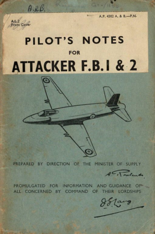 Flight Manual for the Supermarine Attacker