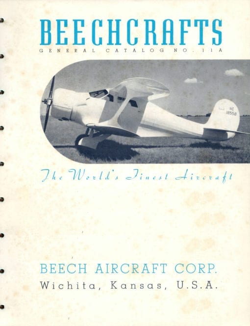 Flight Manual for the Beechcraft Model 17 UC-43 Staggerwing