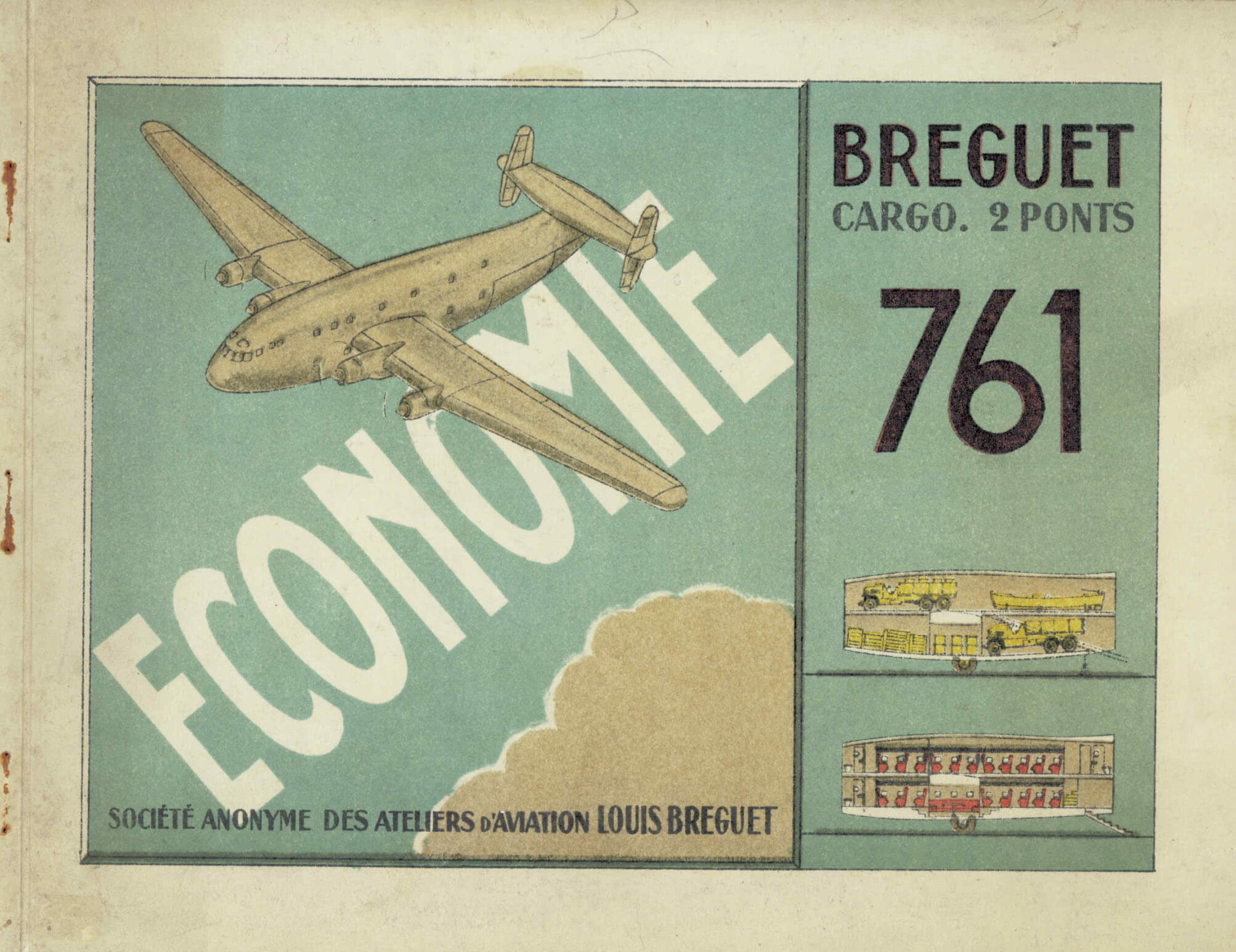 BREGUET 763 DEUX PONTS Flight Manuals