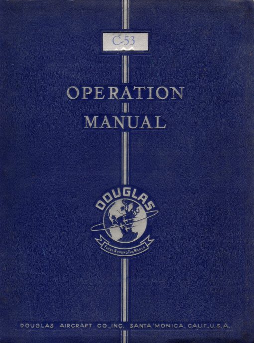 Flight Manual for the Douglas DC-3 C-47