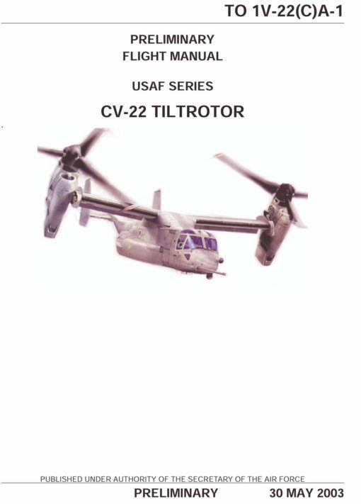 Flight Manual for the Bell Boeing V-22 Osprey