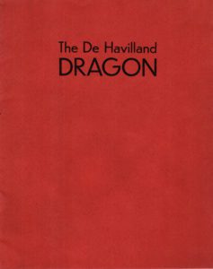 Flight Manual for the De Havilland DH84 Dragon