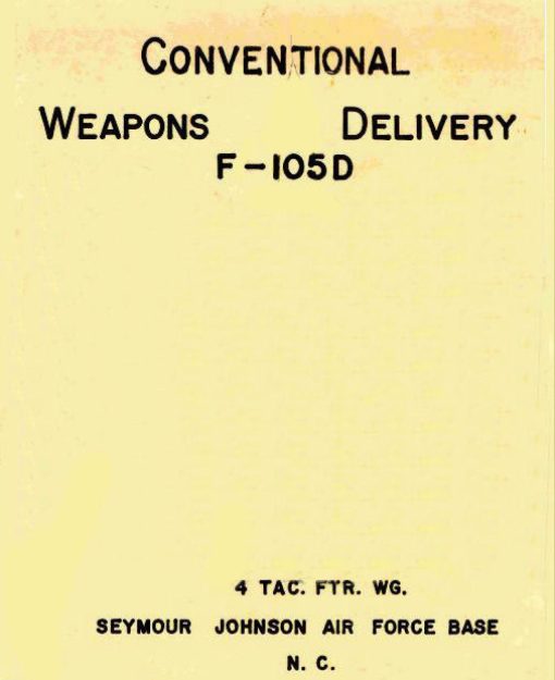 Flight Manual for the Republic F-105 Thunderchief