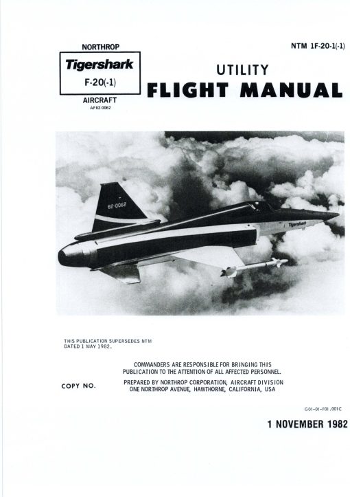 Flight Manual for the Northrop F-20 Tigershark