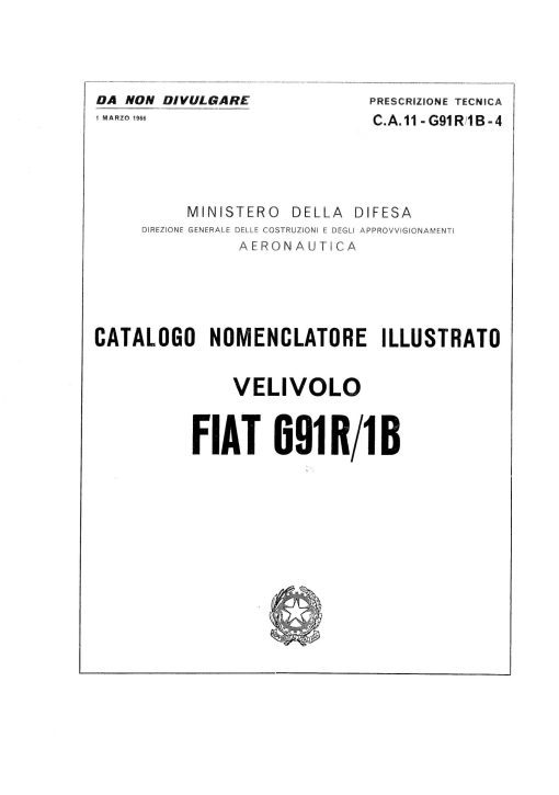 Flight Manual for the Fiat G91