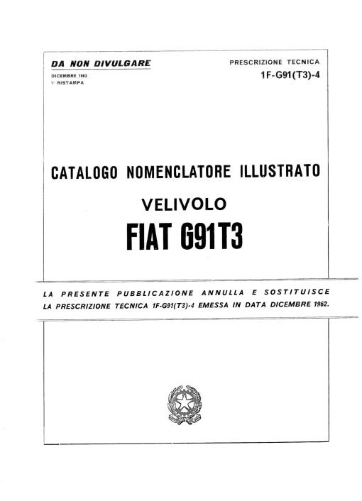 Flight Manual for the Fiat G91