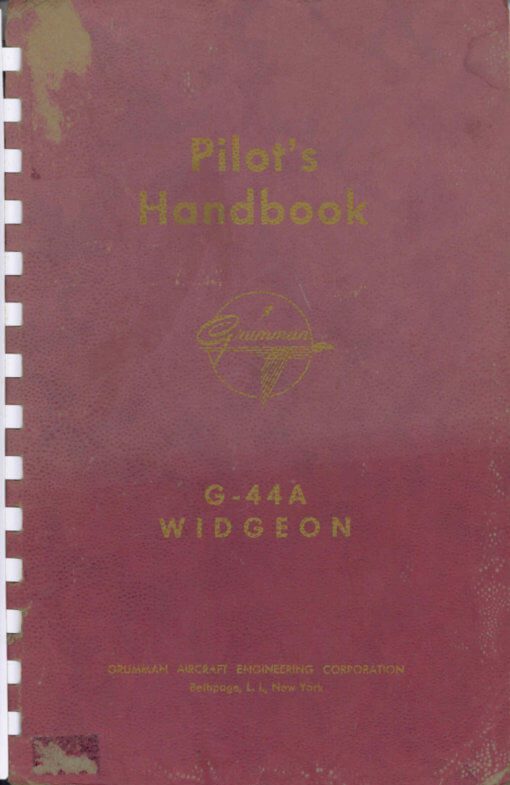 Flight Manual for the Grumman G44 Widgeon