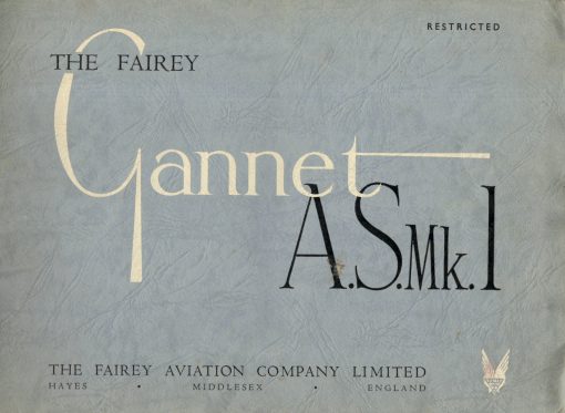 Flight Manual for the Fairey Gannet