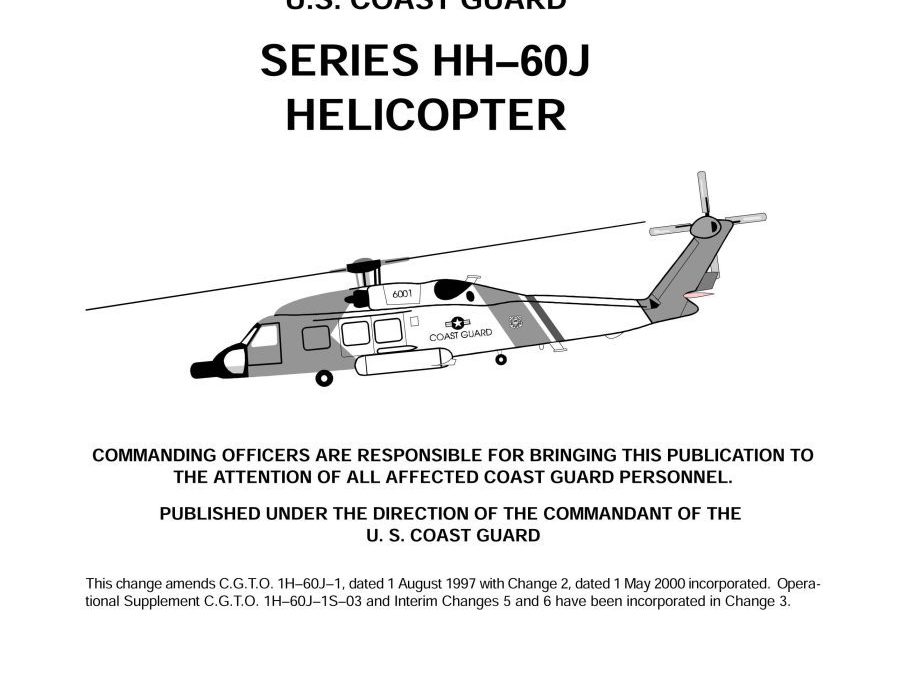 HH-60J Flt Manual CGTO 1H-60J-1-cover - Flight Manuals