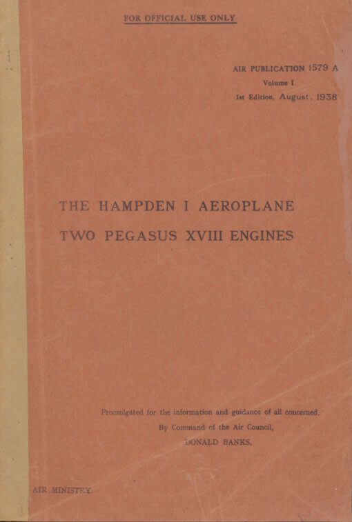 Flight Manual for the Handley Page Hampden