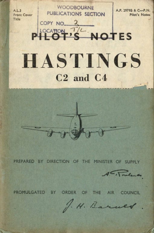 Flight Manual for the Handley Page Hastings