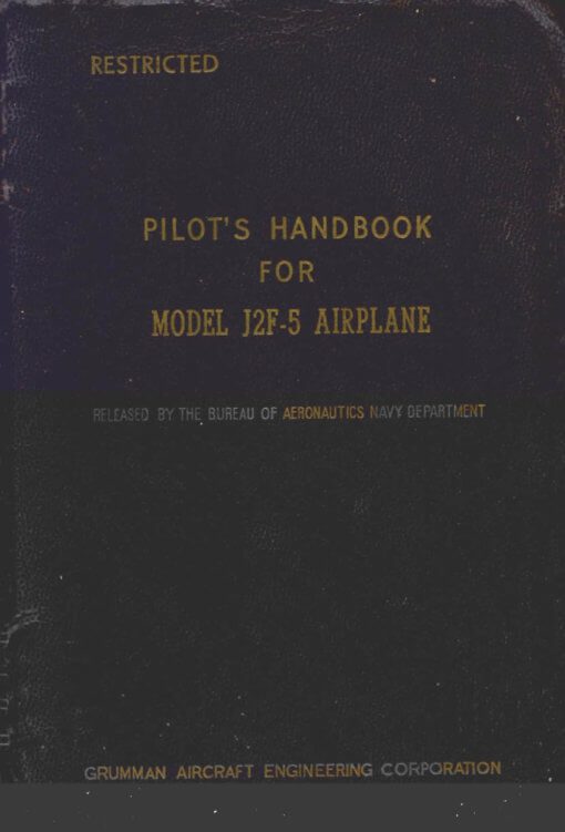 Flight Manual for the Grumman J2F Duck