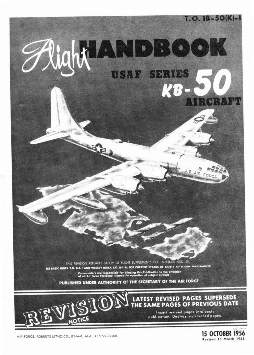 Flight Manual for the Boeing B-50 Superfortress