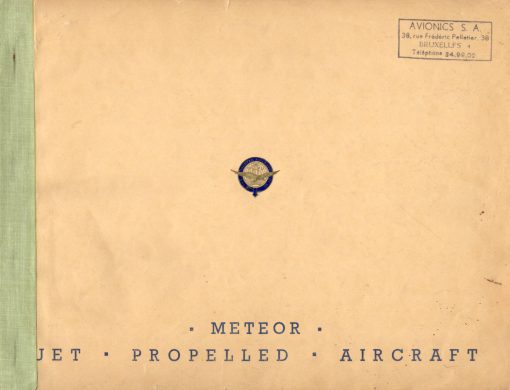 Flight Manual for the Gloster Meteor