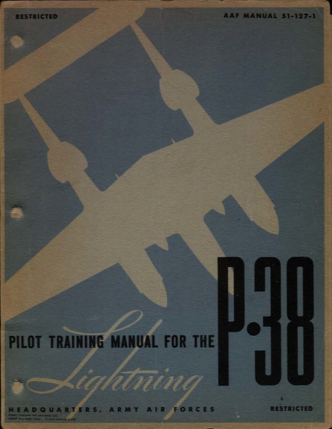 LOCKHEED P-38 LIGHTNING - Flight Manuals