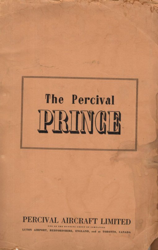 Flight Manual for the Percival Prince