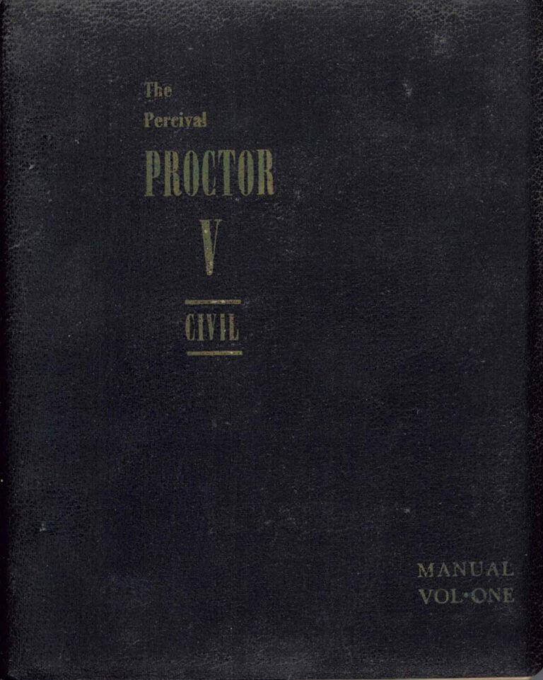 PERCIVAL P28 PROCTOR - Flight Manuals