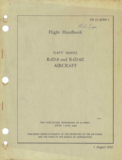 Flight Manual for the Douglas DC-3 C-47