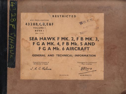 Flight manual for the Hawker Sea Hawk