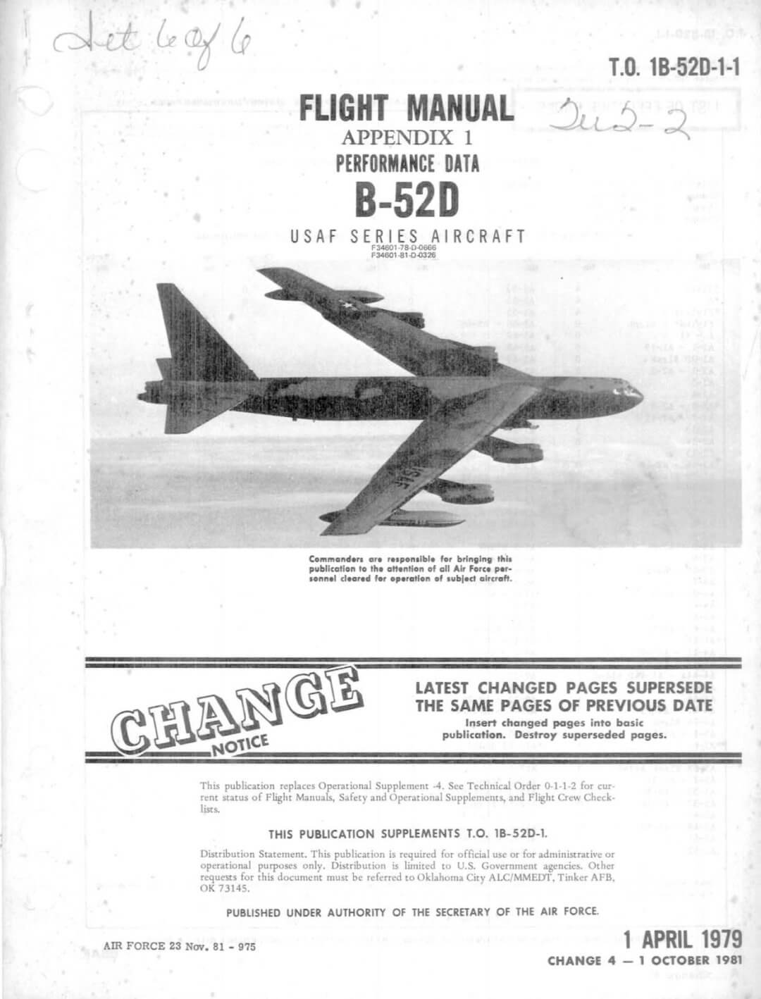 BOEING B-52 STRATOFORTRESS - Flight Manuals