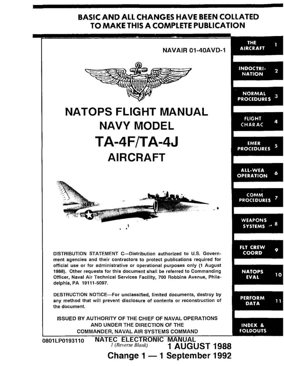 Douglas A-4 Skyhawk - Flight Manuals