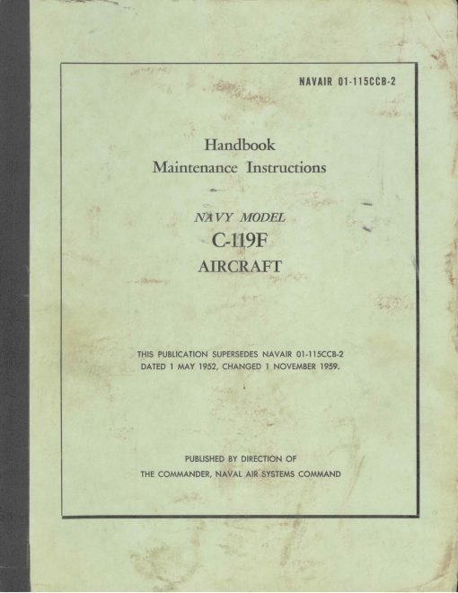 Flight Manual for the Fairchild C-119 Flying Boxcar