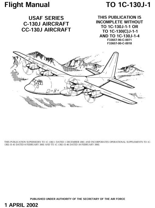 Flight Manual for the Lockheed C-130 Hercules