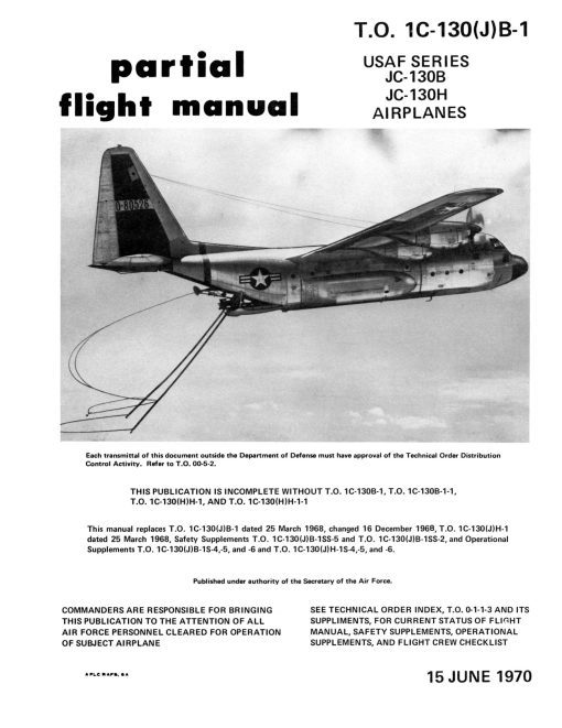 Flight Manual for the Lockheed C-130 Hercules