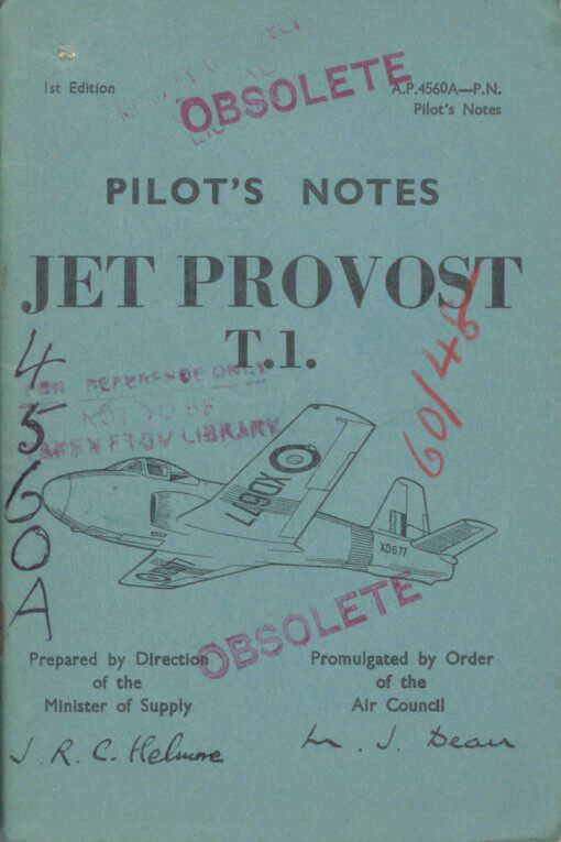 Flight Manual for the BAC 145 Jet Provost