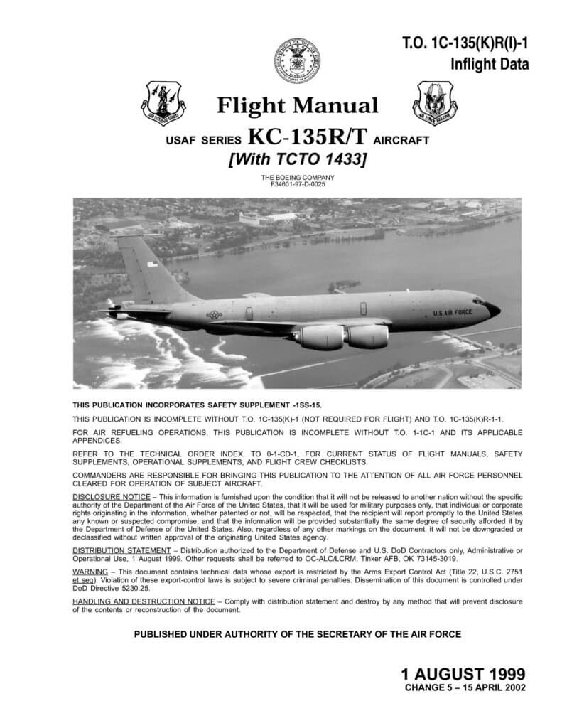 BOEING KC-135 STRATOTANKER - Flight Manuals