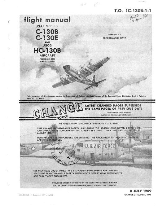 Flight Manual for the Lockheed C-130 Hercules