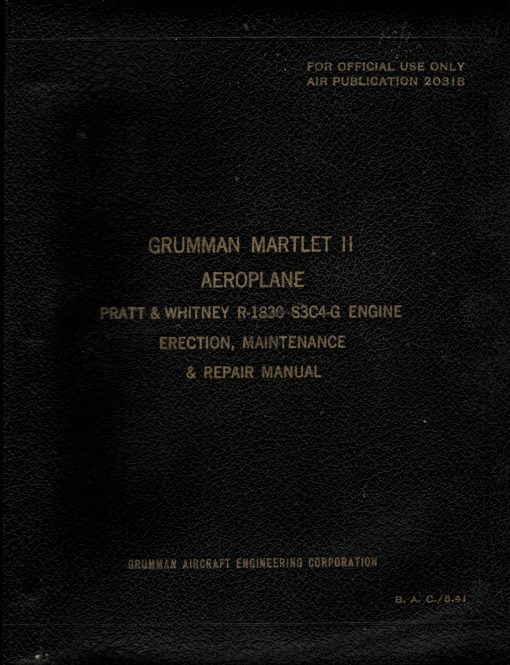 Flight manual for the Grumman F4F Wildcat