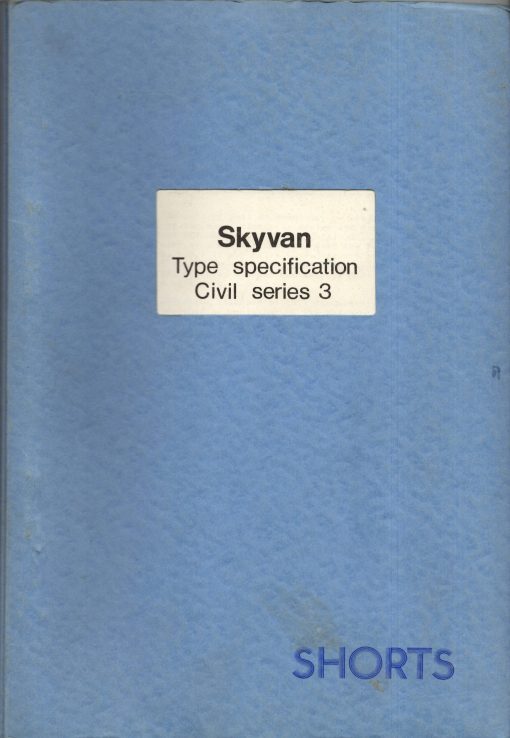 Flight Manual for the Short Skyvan