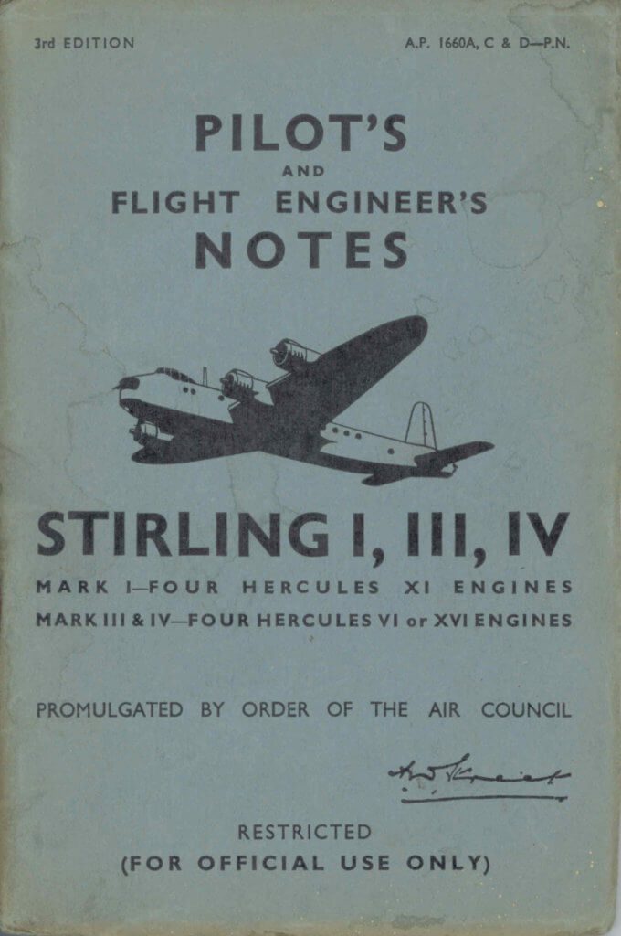 SHORT S29 STIRLING - Flight Manuals