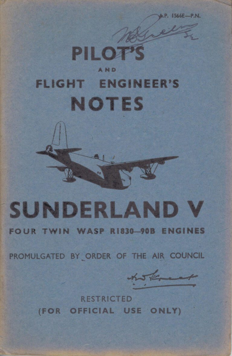 SHORT S25 SUNDERLAND - Flight Manuals