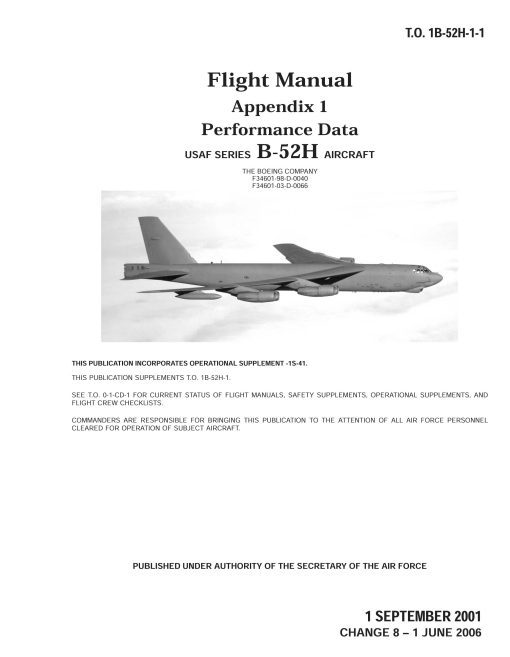 Flight Manual for the Boeing B-52 Stratofortress