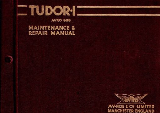 Flight Manual for the Avro 688 Tudor