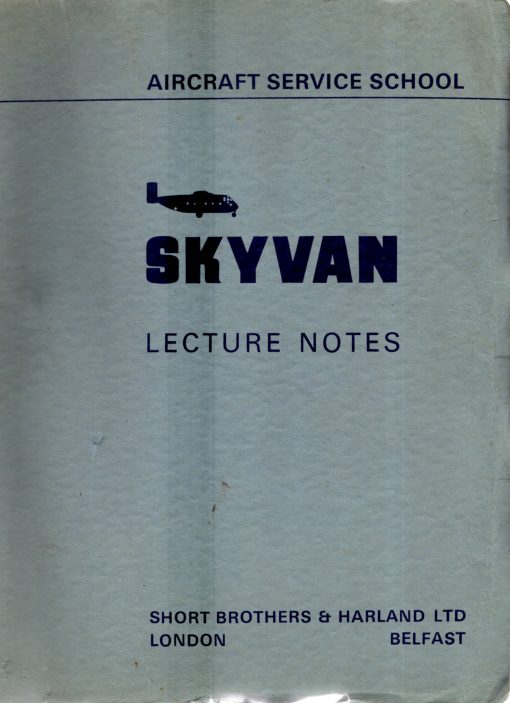 Flight Manual for the Short Skyvan