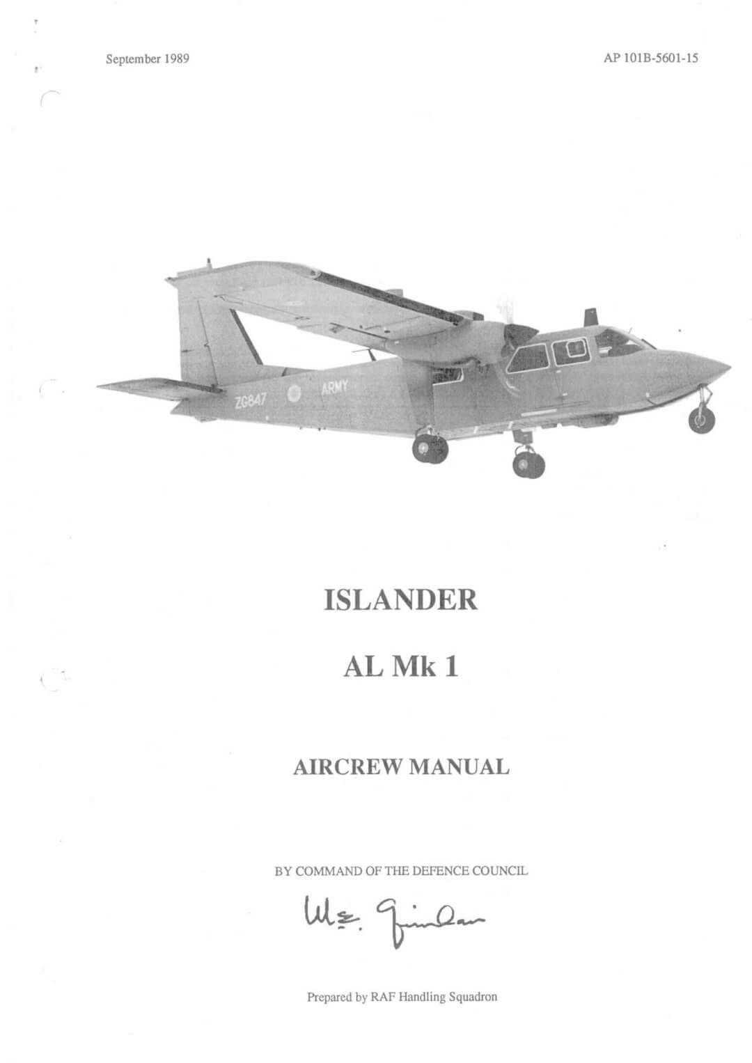 BRITTEN-NORMAN BN2 ISLANDER - Flight Manuals