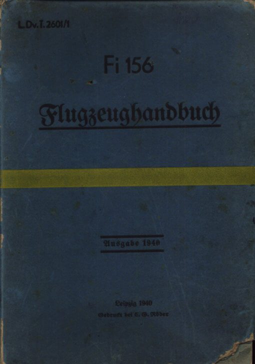 Flight Manual for the Fieseler Storch