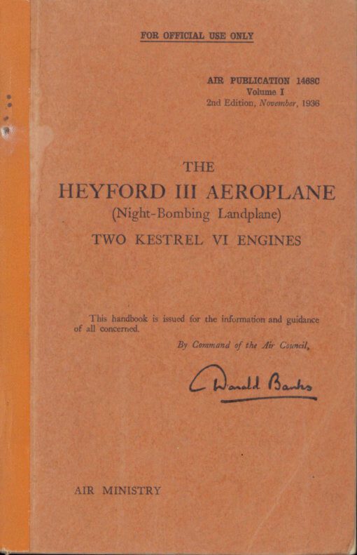 Flight Manual for the Handley Page Heyford