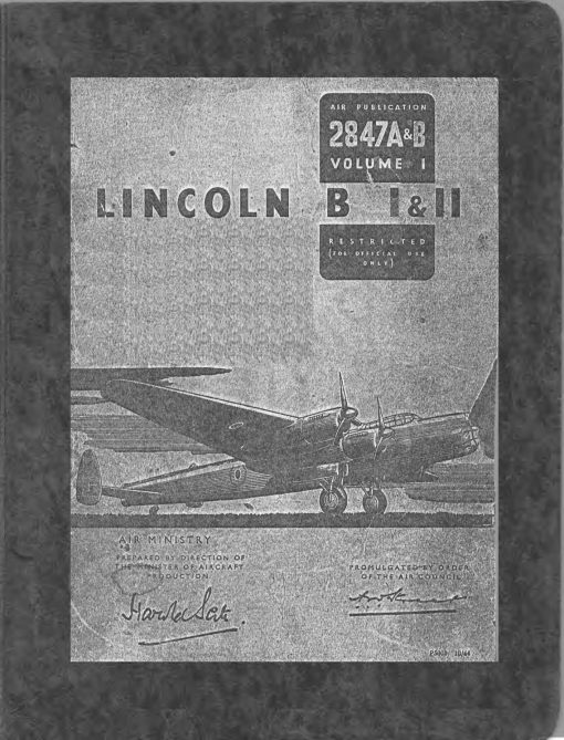 Flight Manual for the Avro Lincoln