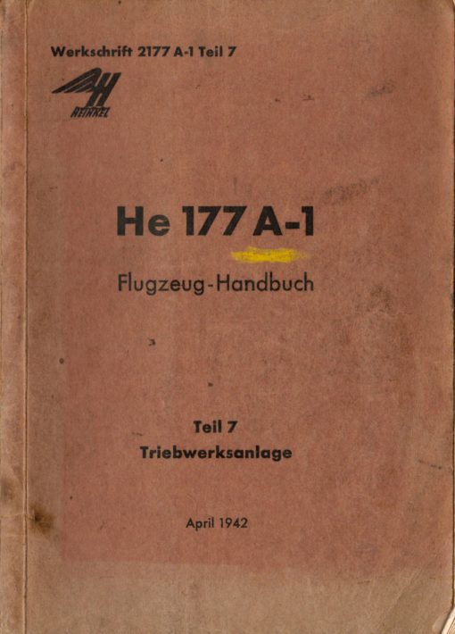 Flight Manual for the Heinkel He177