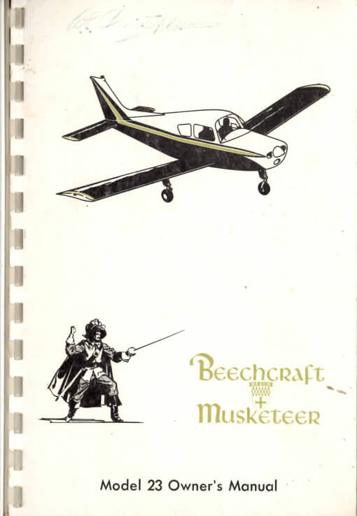 Flight Manual for the Beechcraft Model 23 Musketeer