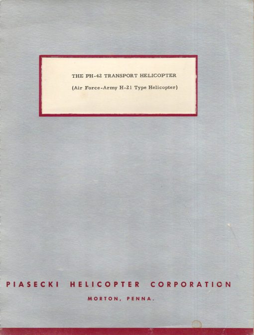 Flight Manual for the Piasecki H-21 helicopter Vertol 44