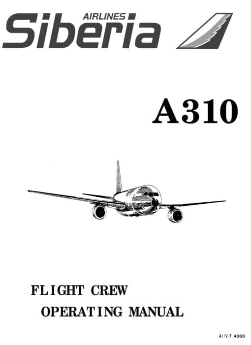 Flight Manual for the Airbus A310